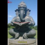 Large Black Stone Ganpati