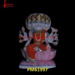 Panchmukhi Gayatri Mata Marble Murti