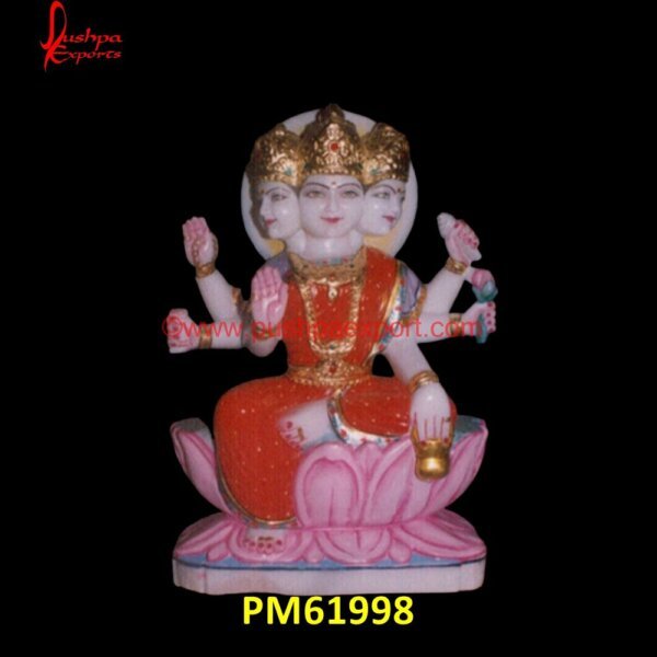 Marble Gayatri Murti PM61998 Goddess Marble Statue, God Marble Murti, Marble Idol Of God, Marble God Murti, Marble God Murti, Marble God Statue, God Marble Murti, God Marble Murti.jpg