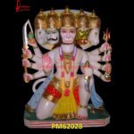 Panchmukhi Hanuman Marble Statue