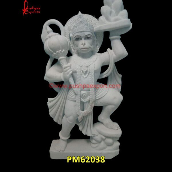 Marble Hanuman Ji Statue PM62038 hanuman stone idol,hanuman stone murti,hanuman stone sculpture,hanumanji marble murti.jpg