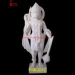 Hanuman Ji Carved Marble Murti