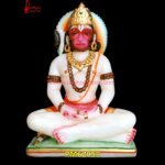Hanuman Ji Sitting Stone Statue