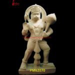 Hanuman Ji Carved Marble Statue