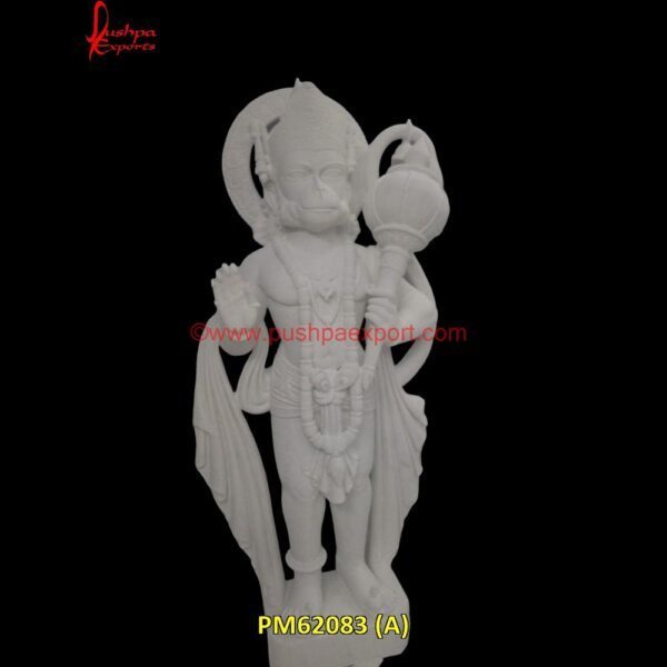 Carved Hanuman Idol PM62083 (A) hanuman stone idol,hanuman stone murti,hanuman stone sculpture,hanumanji marble murti,lord hanuman.jpg