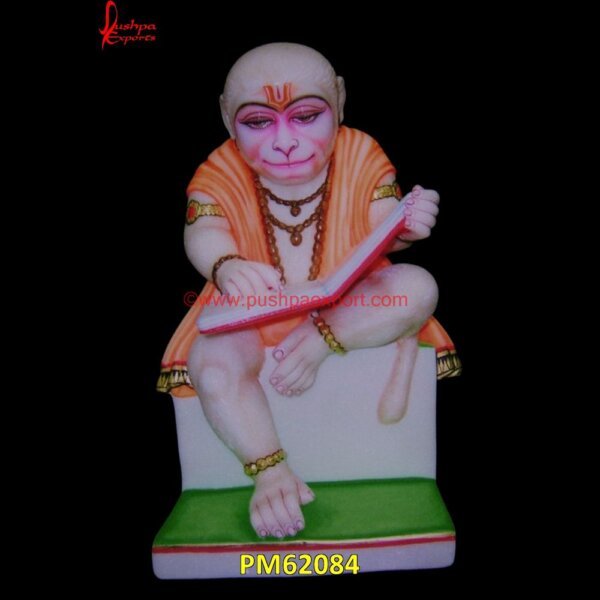 Decorative Hanuman Ji Statue PM62084 hanuman stone sculpture,hanumanji marble murti,lord hanuman marble statue,marble hanuman,marble hanuman ji idol.jpg