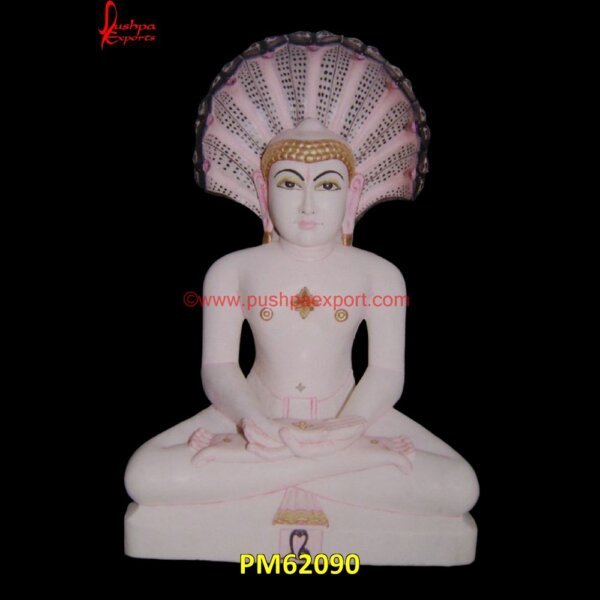 Lord Parshwanath Statue PM62090  Stone Jain Statue, Mahaveer Statue, Mahaveer Swami Statue,Marble Jain Mahaveer Statue, Marble Jain Statue.jpg