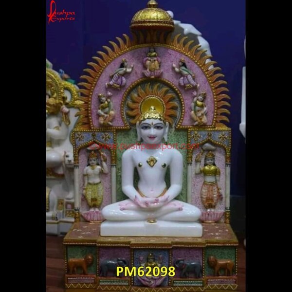 Lord Mahaveer Marble Murti PM62098  Stone Jain Statue, Mahaveer Statue, Mahaveer Swami Statue,Marble Jain Mahaveer Statue, Marble Jain Statue.jpg