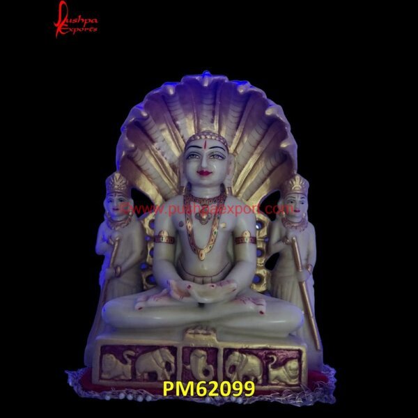 Parshwanath Bhagwan Statue PM62099  Mahaveer Statue, Mahaveer Swami Statue,Marble Jain Mahaveer Statue, Marble Jain Statue.jpg