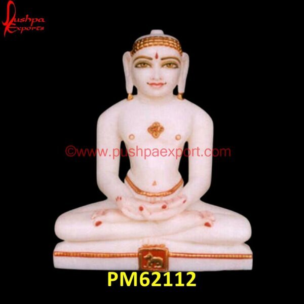 White Stone Mahaveer Murti PM62112  Parshwanath Murti, Parshwanath Statue, Stone Jain Statue, Mahaveer Statue.jpg