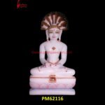 White Marble Parshwanath Statue