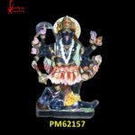 Carved Black Stone Maa Kali Statue