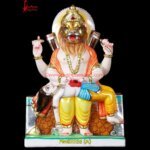 White Marble Narsimha Statue