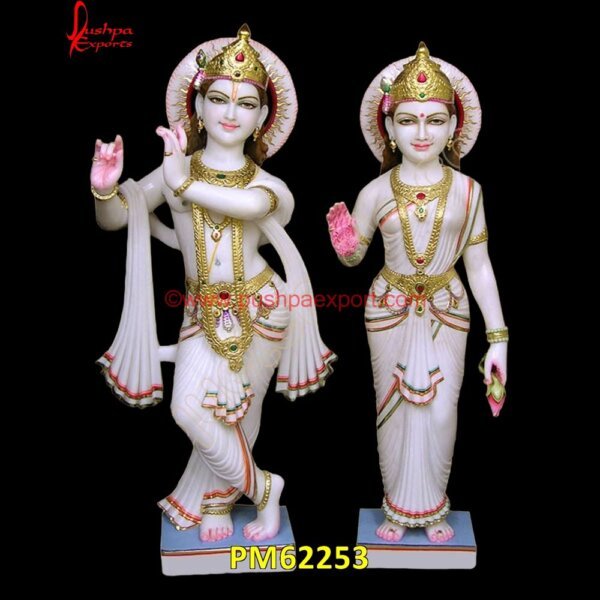 White Marble Radha Krishna Murti PM62253 beautiful radha krishna marble statue,beautiful white marble krishna statue,black marble krishna murti.jpg