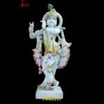 White Marble Krishna Murti