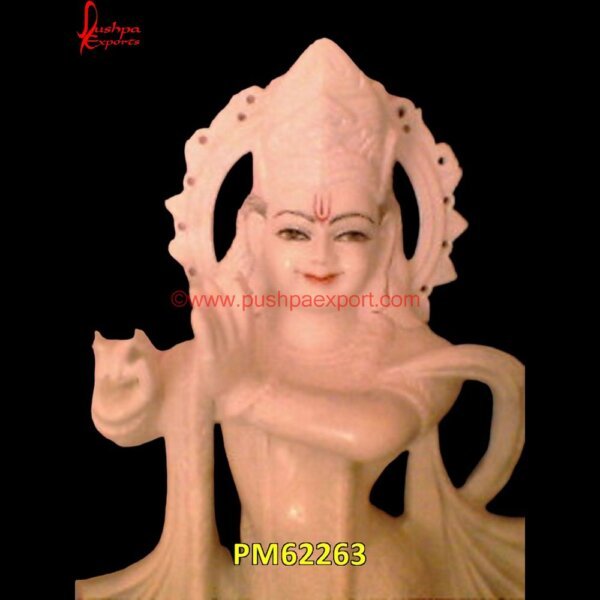 Lord Krishna Marble Statue PM62263 krishna ji marble murti,krishna marble moorti,krishna murti in marble.jpg