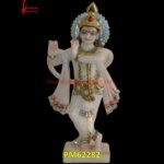 White Marble Lord Krishna Statue