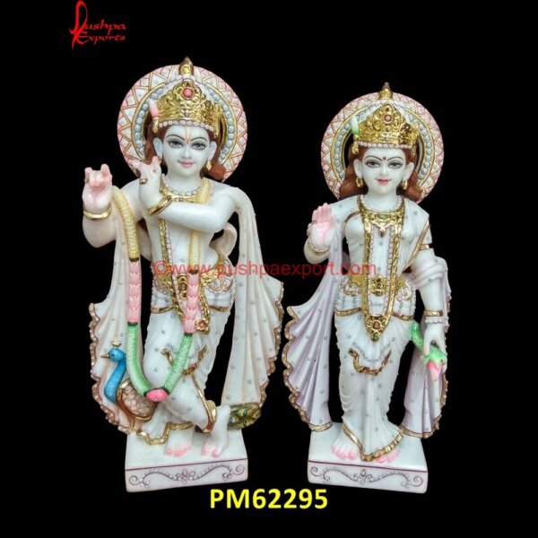 White Marble Radhe Krishna Statue PM62295 radhakrishna marble murti,radhe krishna marble,shree krishna marble murti,shri krishna marble murti.jpg