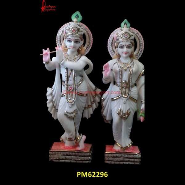 Carved Marble Radha Krishna Statue PM62296 radhe krishna marble,shree krishna marble murti,shri krishna marble murti,stone krishna murti.jpg