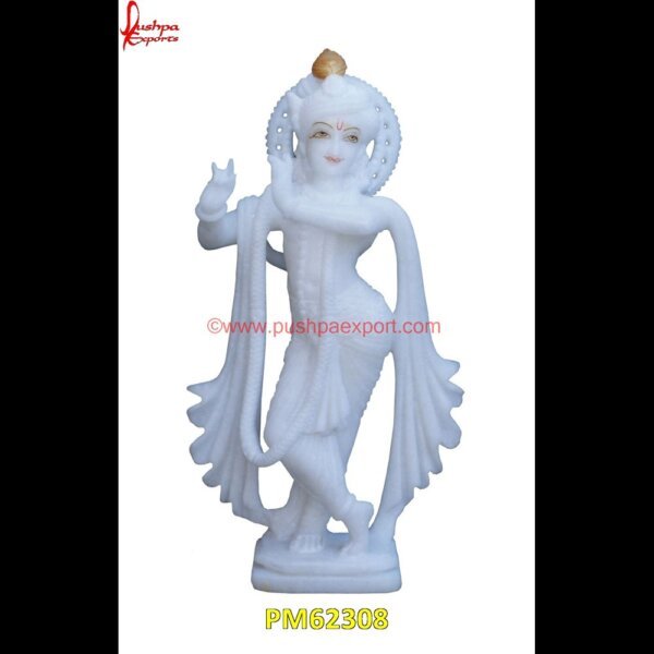 White Stone Krishna Statue PM62308 radha krishna marble statue,beautiful radha krishna marble statue,beautiful white marble krishna statue.jpg