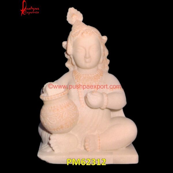 Stone Carved Bal Gopal Statue PM62312 black marble radha krishna statue,black radha krishna marble murti,black stone radha krishna idol.jpg