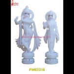 Marble Decorative Radha Krishna Statue