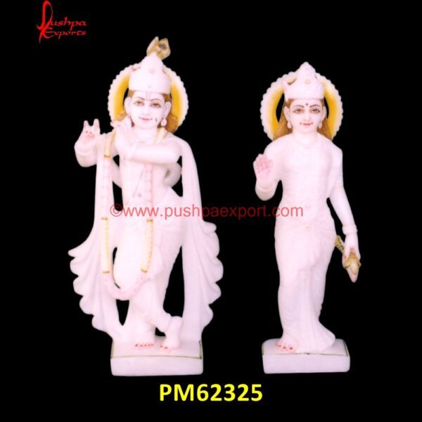 Carved White Marble Krishna Sculpture PM62325 lord krishna marble statue,lord krishna statue in white marble,lord radha krishna marble statue.jpg