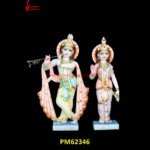 Radha Krishna Murti Of White Marble