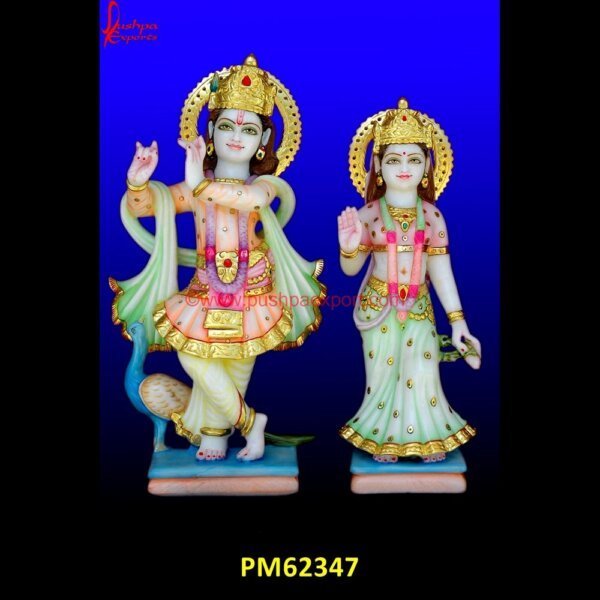 Carving White Marble Radha Krishna Statue PM62347 radha krishna white marble murti,radha krishna white marble statue,radha marble murti.jpg