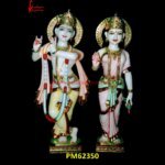 Radha Krishna Carved Statue