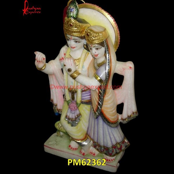 Carving Radha Krishna Marble Statue PM62362 white marble statue of radha krishna,krishna marble statue,radha krishna marble statue.jpg