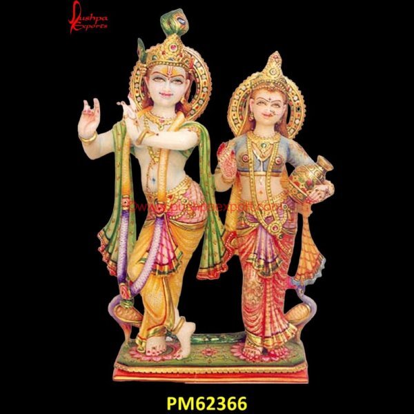 Radha Krishna Marble Moorti PM62366 beautiful white marble krishna statue,black marble krishna murti,black marble radha krishna statue.jpg