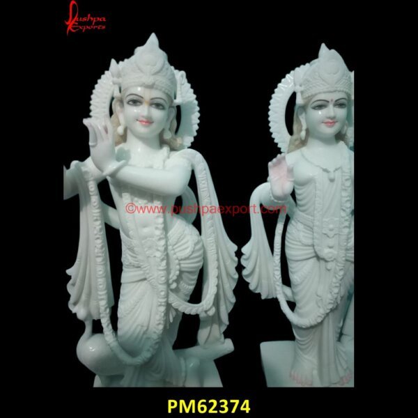 Marble Carved Radha Krishna Sculpture PM62374 lord krishna marble idol,lord krishna marble murti,lord krishna marble statue,lord krishna statue.jpg