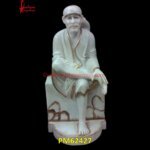 Sai Baba White Stone Statue