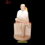 Saibaba Carved Marble Statue