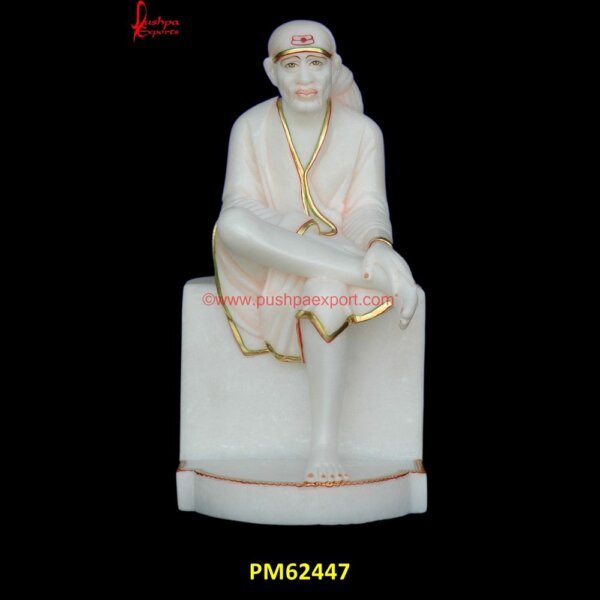 White Marble Sai Baba Statue PM62447 god marble idol,god marble murti,god marble murti,Sai Baba Marble Statue,Marble Sai Baba Sculpture.jpg