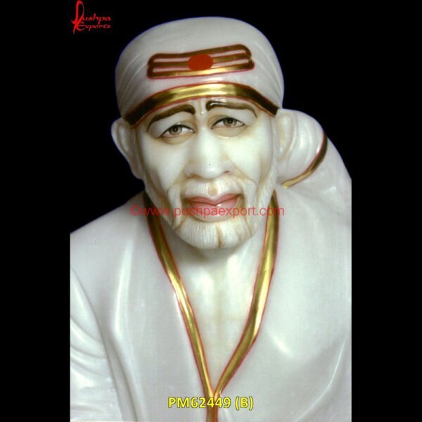 PM62449 (B) Sai Baba Marble Statue,Marble Sai Baba Sculpture,Sai Baba Figurine,Marble Sai Baba Statue.jpg