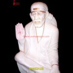 White Marble Sai Baba Idol