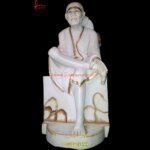 Saibaba White Marble Murti