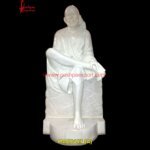 SaiBaba White Stone Murti