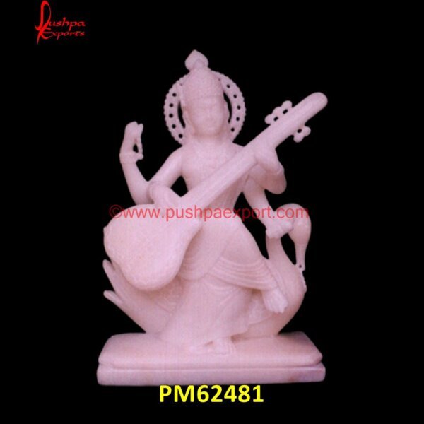 Saraswati Marble Idol PM62481 goddess saraswati marble statue,maa saraswati marble murti,marble idol of saraswati,marble laxmi ganesh saraswati murti,marble saraswati idol.jpg