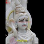 White Stone Shiva Statue