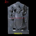 Black Marble Shrinath Ji Carved Statue