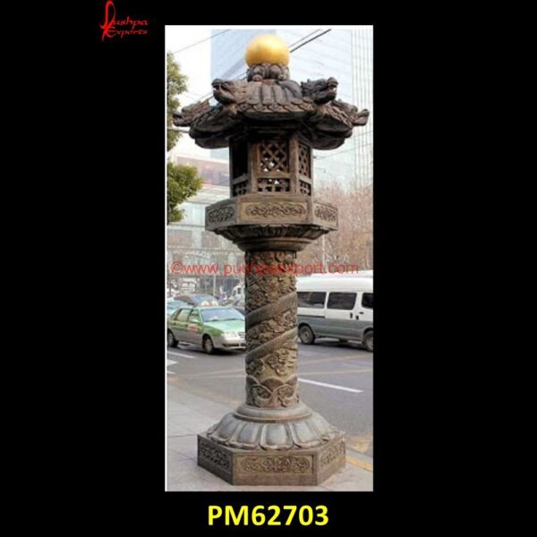 Outdoor Decor Sandstone Lamp Post PM62703 table lamps stone base,the stone lamp,travertine floor lamp,travertine lamps,vintage green marble lamp,vintage lamp with marble base,vintage marble floor lamp,vintage marble lamp,v.jpg