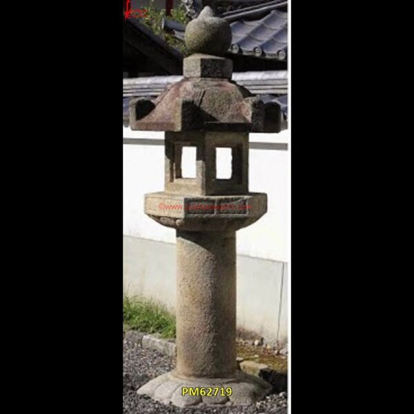 Granite Japanese Lantern PM62719 yellowstone lamp,ancient stone lamp,antique floor lamp marble base,antique marble and brass table lamps,antique marble floor lamp,antique marble lamp,antique marble lamps for sale,.jpg