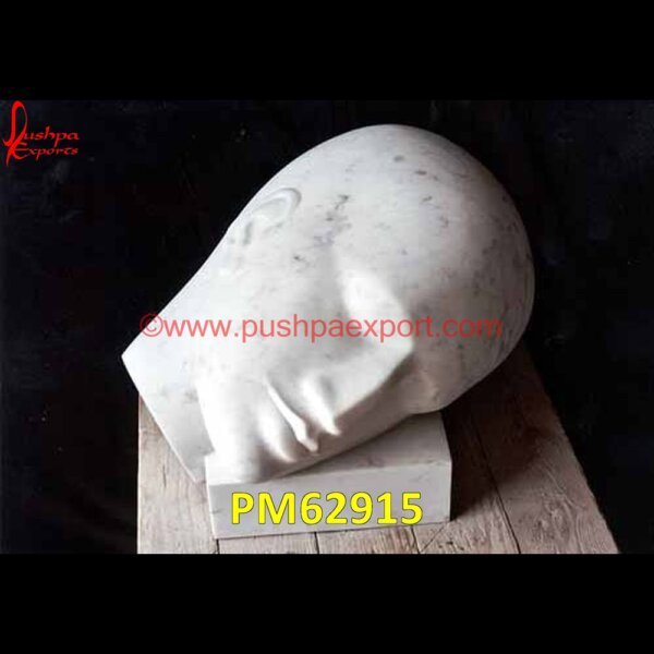 Human Face White Marble Statue PM62915 marble sculpture modern,marble modern art,marble abstract wall art,marble abstract sculpture,marble abstract art,marble abstract,contemporary abstract stone sculpture,abstract ston.jpg