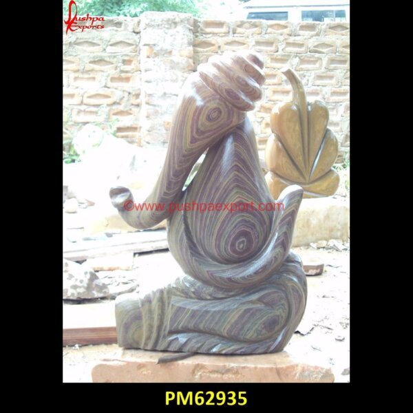 Ganesha Natural Stone Abstract Statue PM62935 abstract stone statues,abstract stone garden statues,abstract stone garden sculpture,abstract statues stone,abstract marble decor,abstract marble bust,abstract grey marble,stone ab.jpg