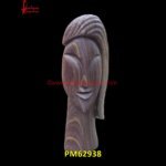 Lady Face Carving Modern Art Statue