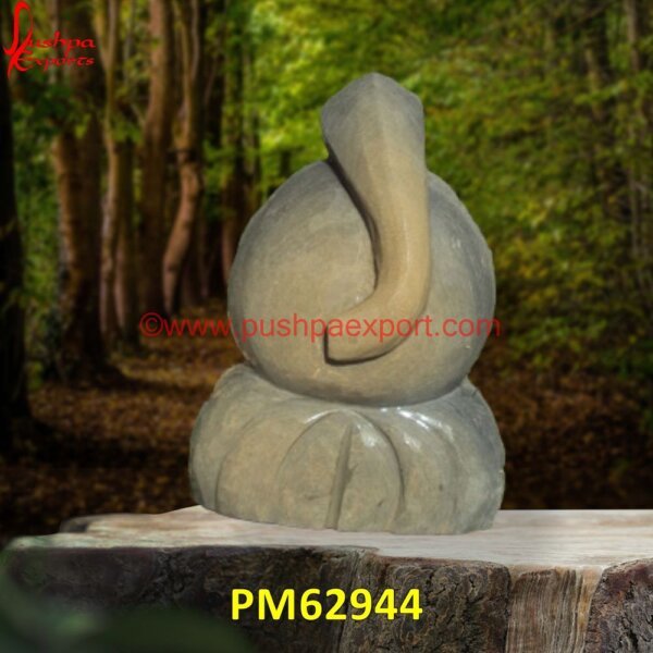 Ganesha Carved Natural Stone Sculpture PM62944 stone modern art,stone abstract art,pink marble abstract art,modern stone art,modern marble wall art,modern marble statues,modern marble art,modern art stone sculpture,modern art m.jpg