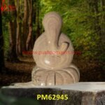 Abstract Art Dooraj Stone Ganesh Ji Statue